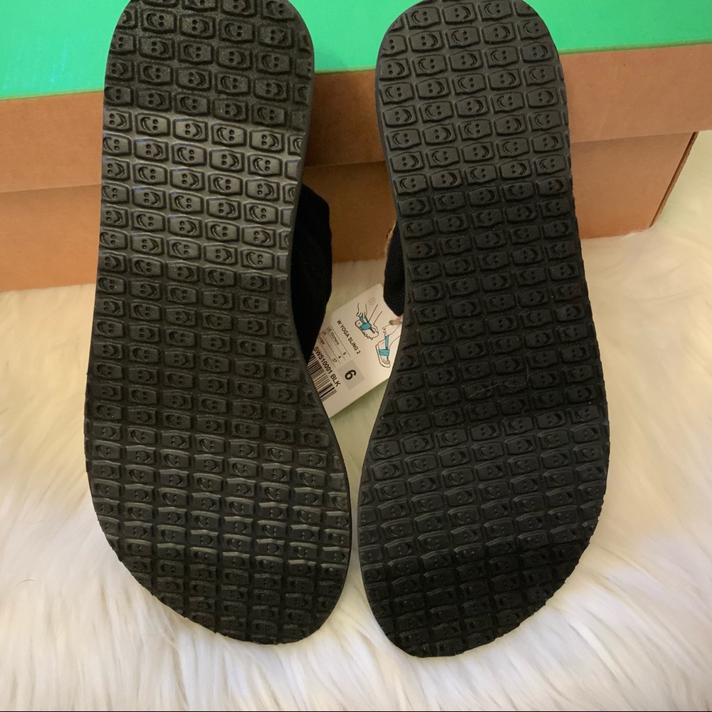 Sanuk Yoga Sling 2 Sandals - NWT - Size 6 - Black - Picture 10 of 12